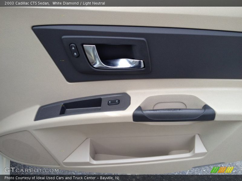 White Diamond / Light Neutral 2003 Cadillac CTS Sedan