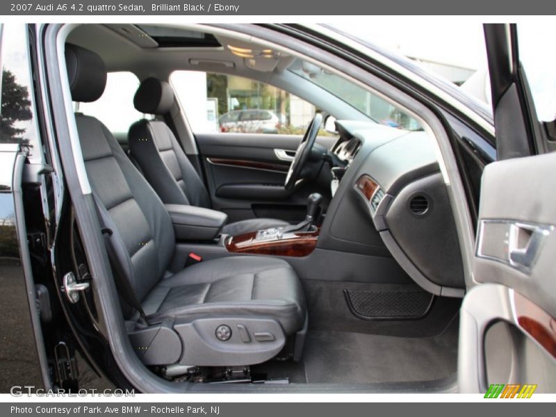 Brilliant Black / Ebony 2007 Audi A6 4.2 quattro Sedan