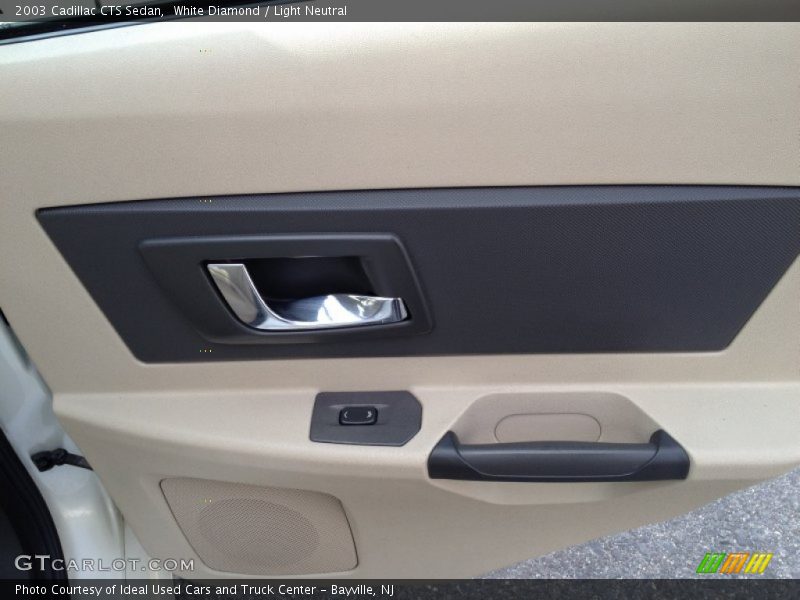White Diamond / Light Neutral 2003 Cadillac CTS Sedan