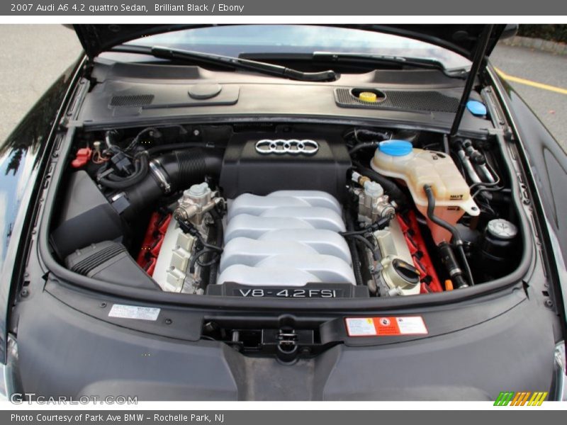 Brilliant Black / Ebony 2007 Audi A6 4.2 quattro Sedan
