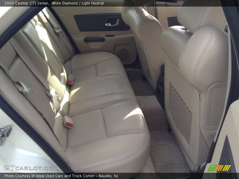 White Diamond / Light Neutral 2003 Cadillac CTS Sedan