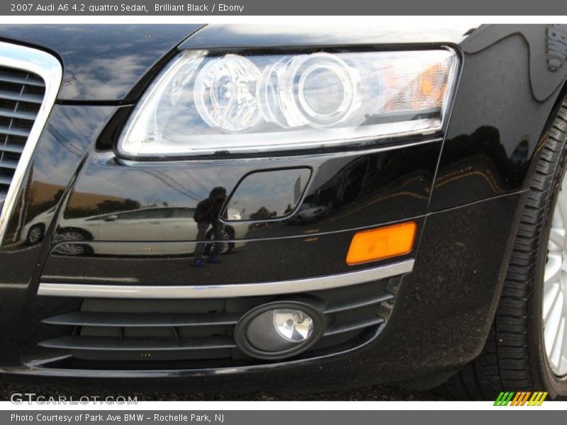 Brilliant Black / Ebony 2007 Audi A6 4.2 quattro Sedan