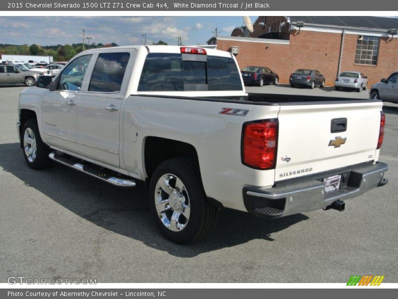 White Diamond Tricoat / Jet Black 2015 Chevrolet Silverado 1500 LTZ Z71 Crew Cab 4x4