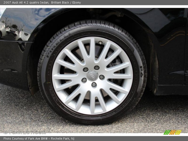Brilliant Black / Ebony 2007 Audi A6 4.2 quattro Sedan