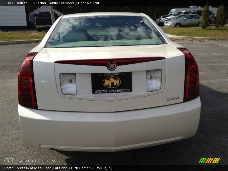 White Diamond / Light Neutral 2003 Cadillac CTS Sedan