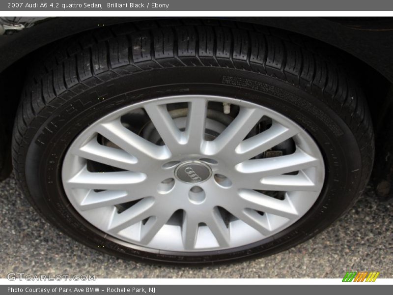 Brilliant Black / Ebony 2007 Audi A6 4.2 quattro Sedan