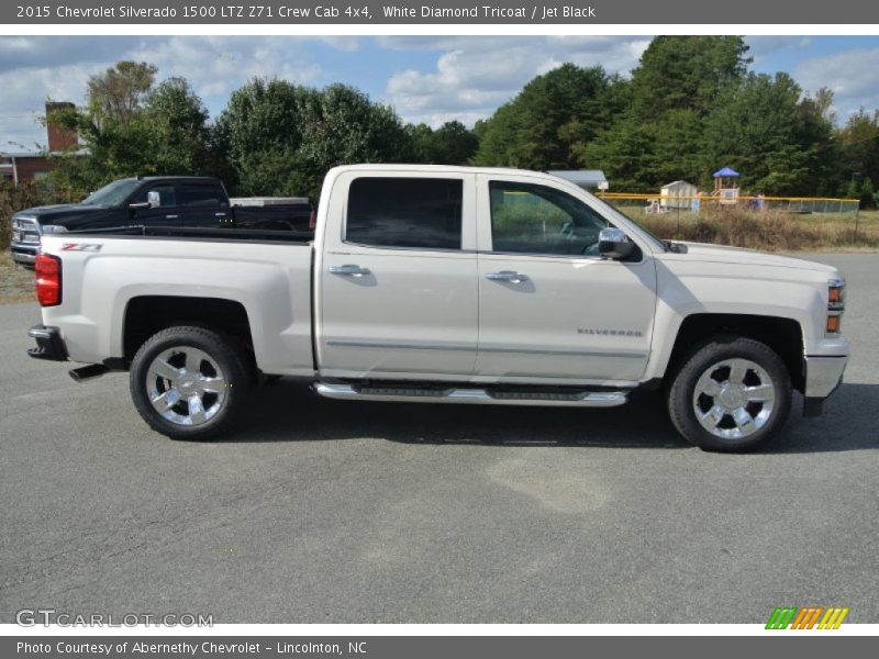 White Diamond Tricoat / Jet Black 2015 Chevrolet Silverado 1500 LTZ Z71 Crew Cab 4x4