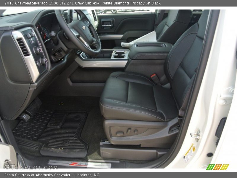 White Diamond Tricoat / Jet Black 2015 Chevrolet Silverado 1500 LTZ Z71 Crew Cab 4x4
