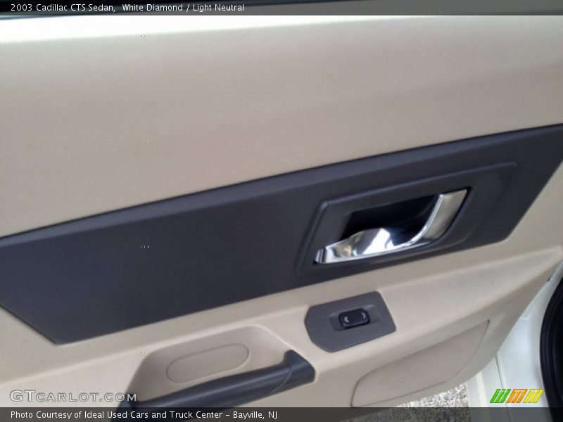White Diamond / Light Neutral 2003 Cadillac CTS Sedan