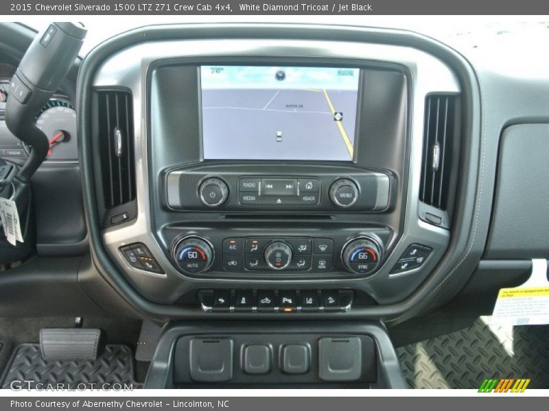White Diamond Tricoat / Jet Black 2015 Chevrolet Silverado 1500 LTZ Z71 Crew Cab 4x4