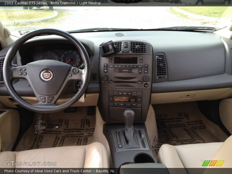 White Diamond / Light Neutral 2003 Cadillac CTS Sedan