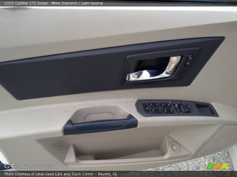White Diamond / Light Neutral 2003 Cadillac CTS Sedan