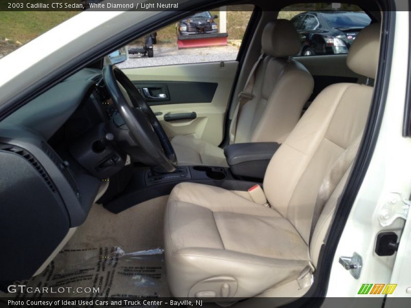 White Diamond / Light Neutral 2003 Cadillac CTS Sedan