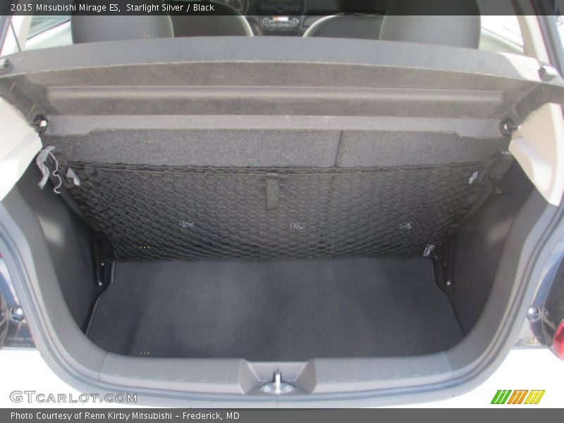 Starlight Silver / Black 2015 Mitsubishi Mirage ES