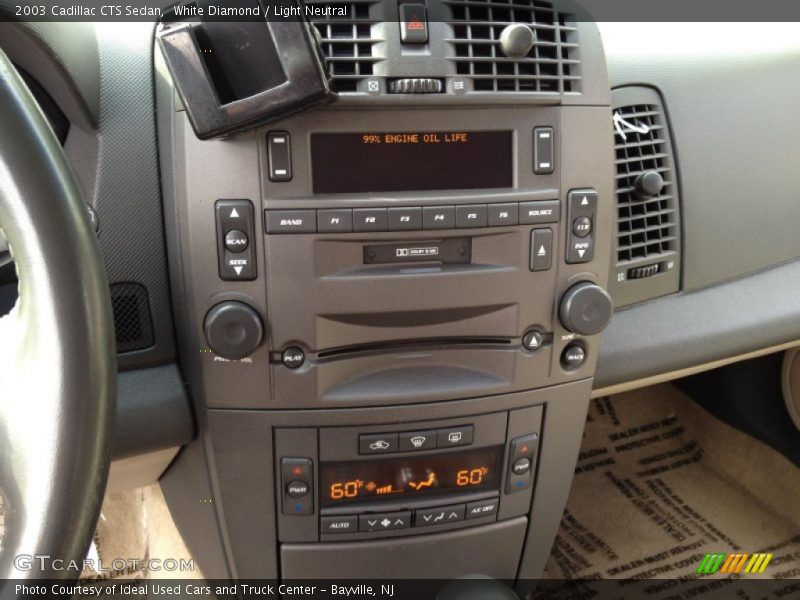 White Diamond / Light Neutral 2003 Cadillac CTS Sedan