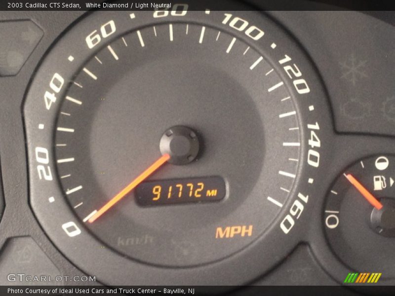 White Diamond / Light Neutral 2003 Cadillac CTS Sedan