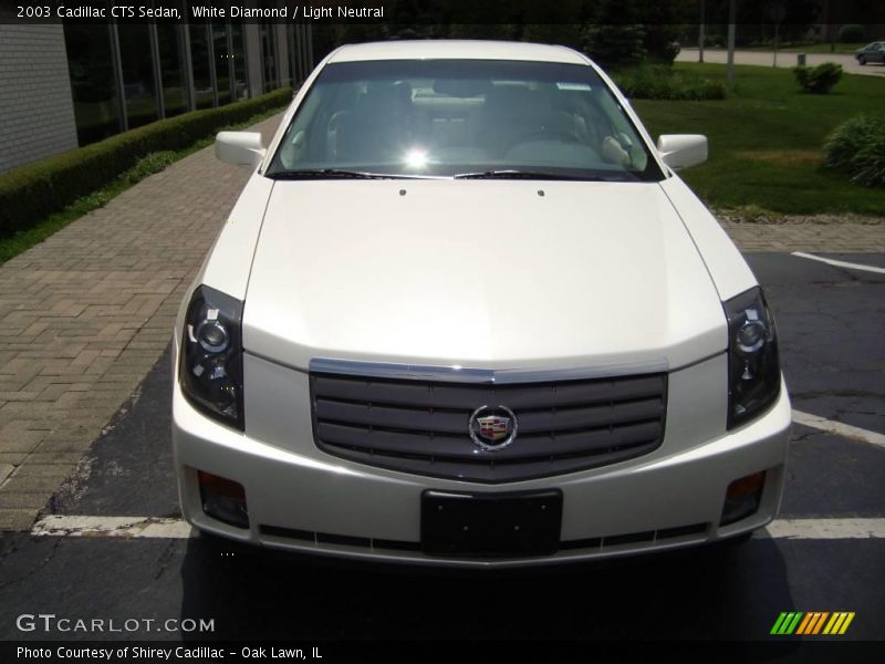 White Diamond / Light Neutral 2003 Cadillac CTS Sedan