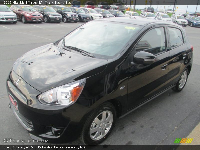 Mystic Black / Black 2015 Mitsubishi Mirage ES