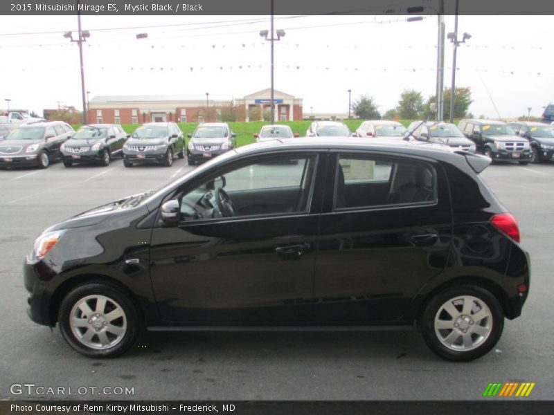 Mystic Black / Black 2015 Mitsubishi Mirage ES