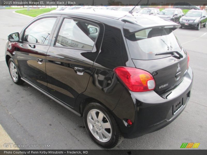 Mystic Black / Black 2015 Mitsubishi Mirage ES