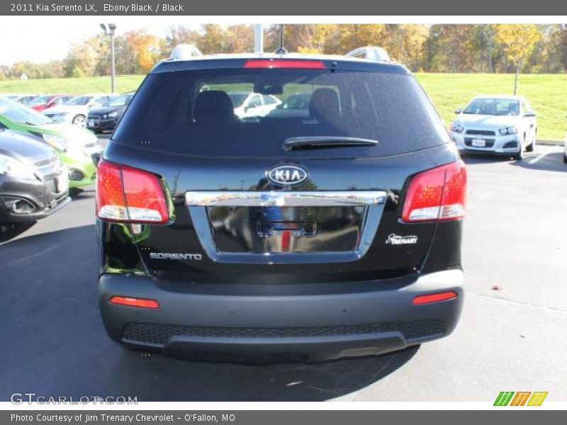 Ebony Black / Black 2011 Kia Sorento LX