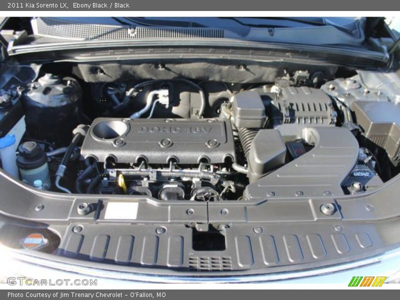 Ebony Black / Black 2011 Kia Sorento LX
