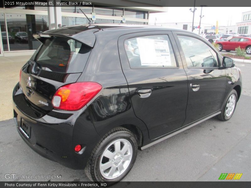 Mystic Black / Black 2015 Mitsubishi Mirage ES
