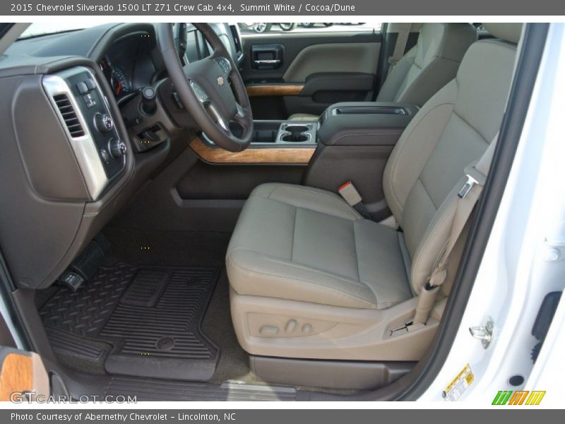 Summit White / Cocoa/Dune 2015 Chevrolet Silverado 1500 LT Z71 Crew Cab 4x4