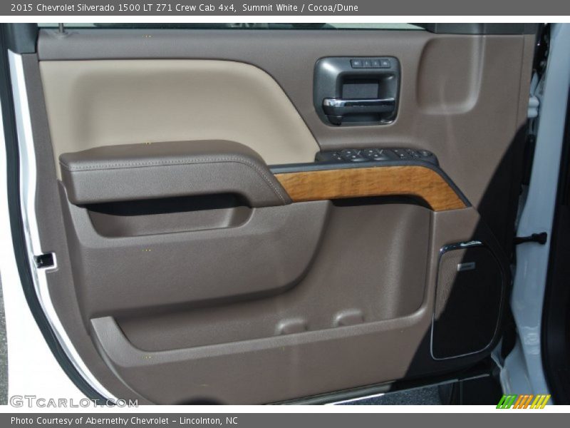 Summit White / Cocoa/Dune 2015 Chevrolet Silverado 1500 LT Z71 Crew Cab 4x4