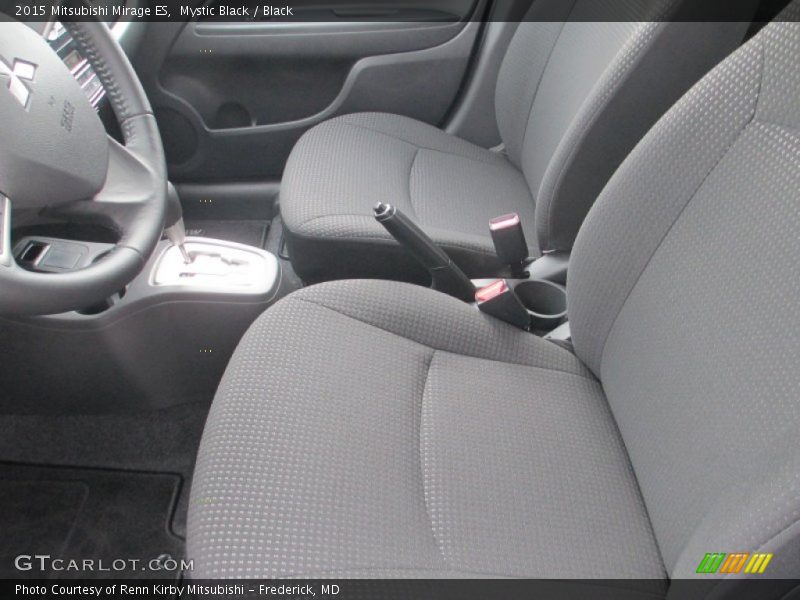 Mystic Black / Black 2015 Mitsubishi Mirage ES