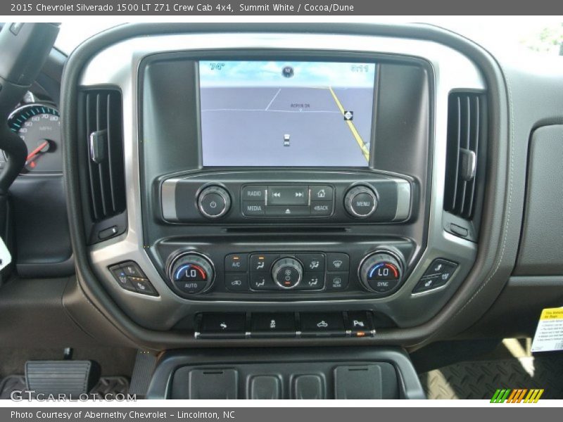 Summit White / Cocoa/Dune 2015 Chevrolet Silverado 1500 LT Z71 Crew Cab 4x4