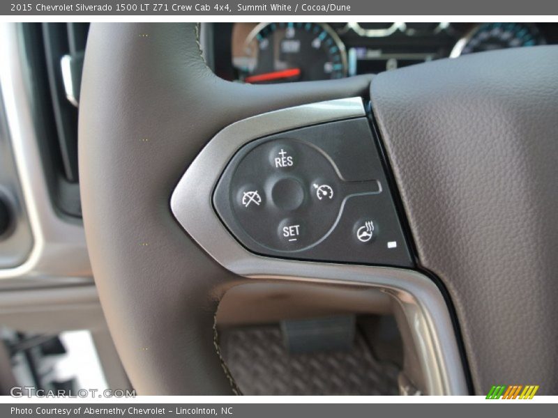 Summit White / Cocoa/Dune 2015 Chevrolet Silverado 1500 LT Z71 Crew Cab 4x4