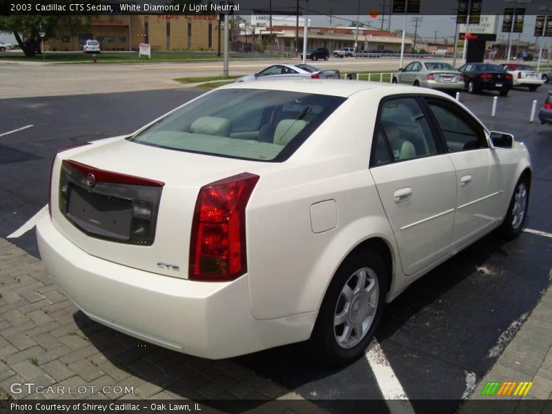 White Diamond / Light Neutral 2003 Cadillac CTS Sedan