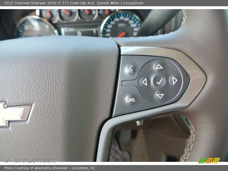 Summit White / Cocoa/Dune 2015 Chevrolet Silverado 1500 LT Z71 Crew Cab 4x4