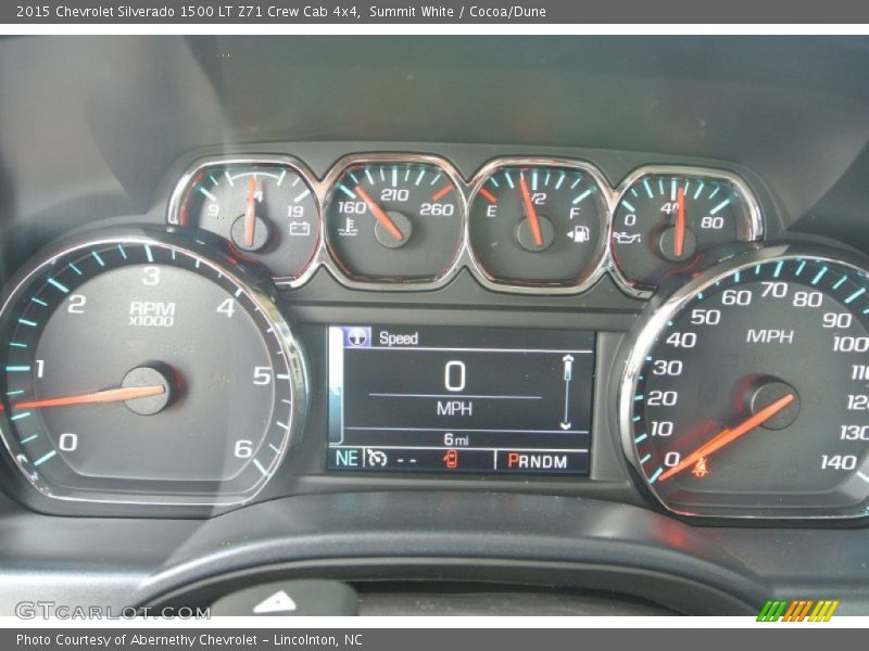 Summit White / Cocoa/Dune 2015 Chevrolet Silverado 1500 LT Z71 Crew Cab 4x4