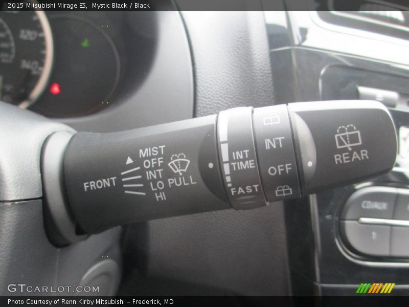 Mystic Black / Black 2015 Mitsubishi Mirage ES