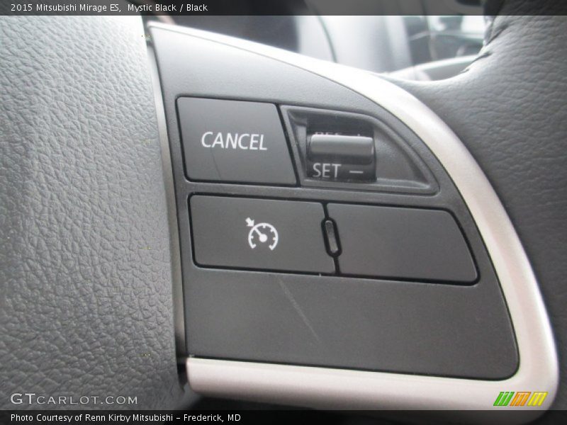 Mystic Black / Black 2015 Mitsubishi Mirage ES