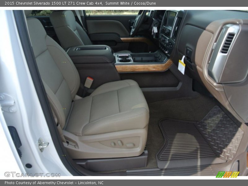 Summit White / Cocoa/Dune 2015 Chevrolet Silverado 1500 LT Z71 Crew Cab 4x4