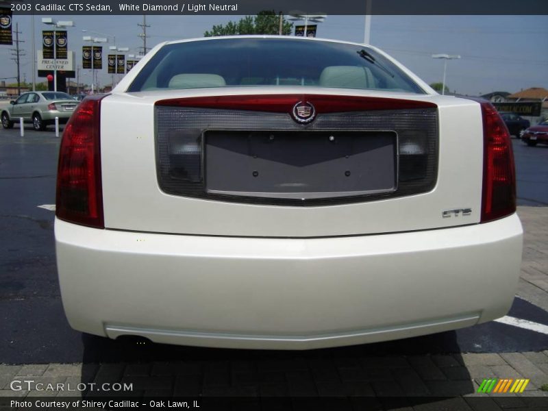 White Diamond / Light Neutral 2003 Cadillac CTS Sedan