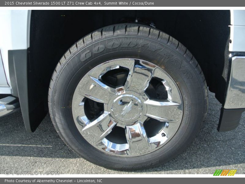 Summit White / Cocoa/Dune 2015 Chevrolet Silverado 1500 LT Z71 Crew Cab 4x4