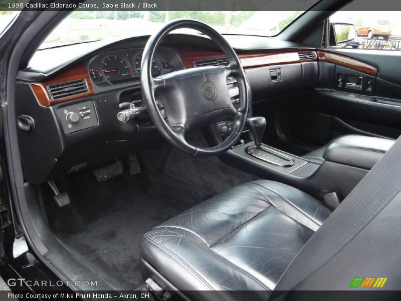 Sable Black / Black 1998 Cadillac Eldorado Coupe