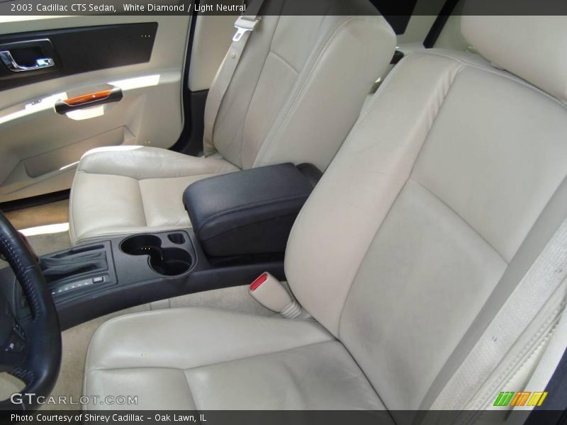 White Diamond / Light Neutral 2003 Cadillac CTS Sedan