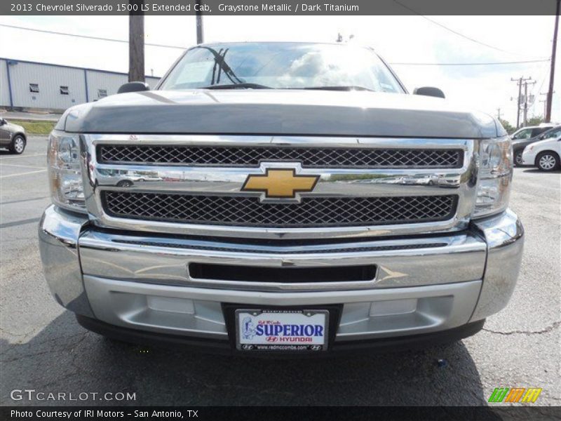 Graystone Metallic / Dark Titanium 2013 Chevrolet Silverado 1500 LS Extended Cab