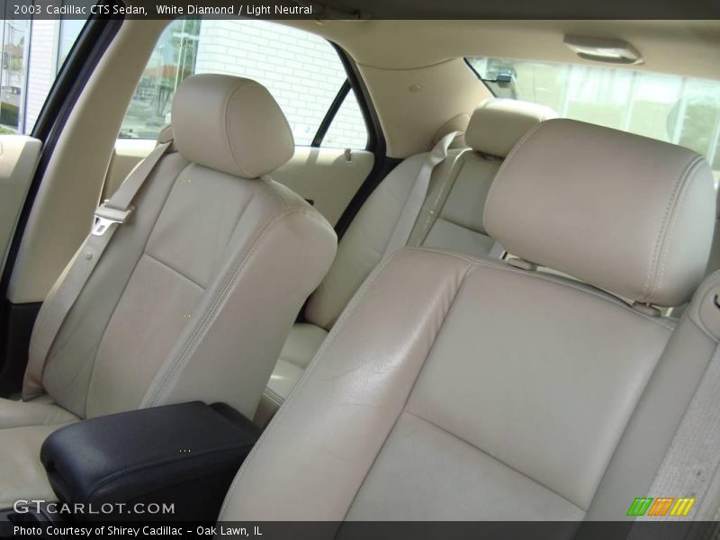 White Diamond / Light Neutral 2003 Cadillac CTS Sedan