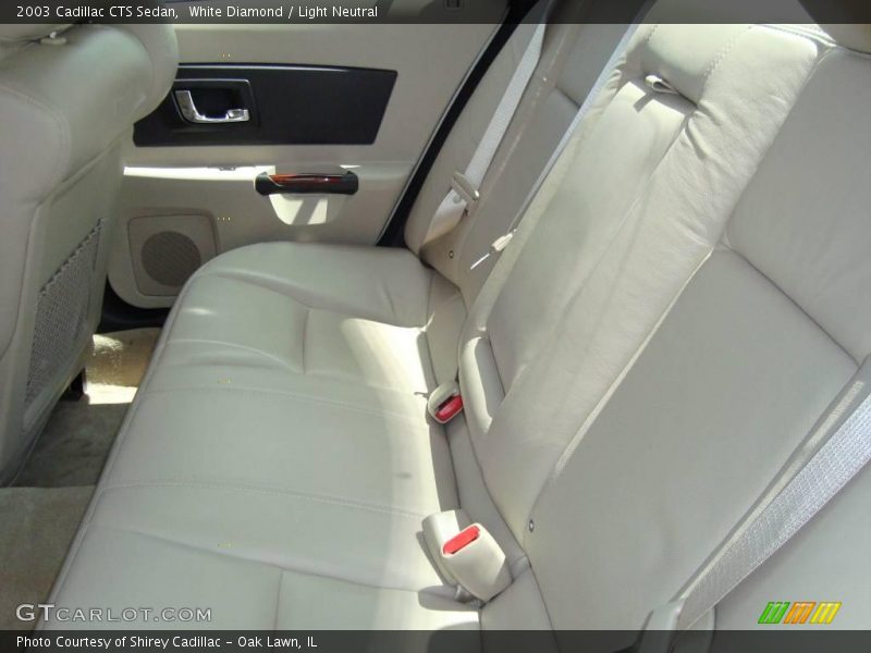 White Diamond / Light Neutral 2003 Cadillac CTS Sedan