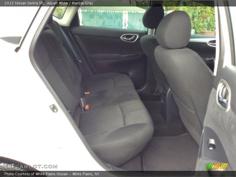 Aspen White / Marble Gray 2013 Nissan Sentra SR