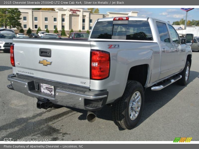 Silver Ice Metallic / Jet Black 2015 Chevrolet Silverado 2500HD LTZ Crew Cab 4x4