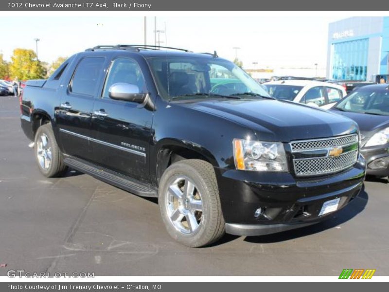 Black / Ebony 2012 Chevrolet Avalanche LTZ 4x4