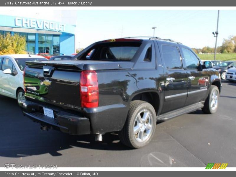 Black / Ebony 2012 Chevrolet Avalanche LTZ 4x4