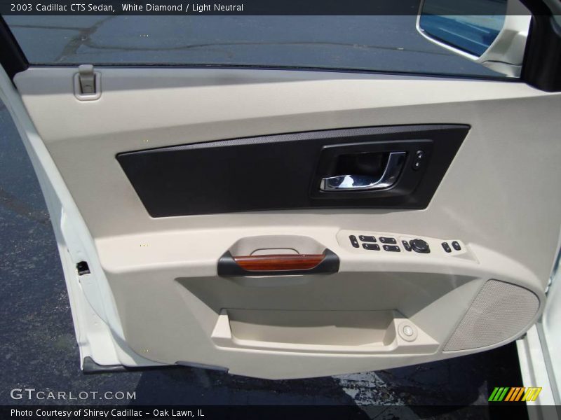 White Diamond / Light Neutral 2003 Cadillac CTS Sedan